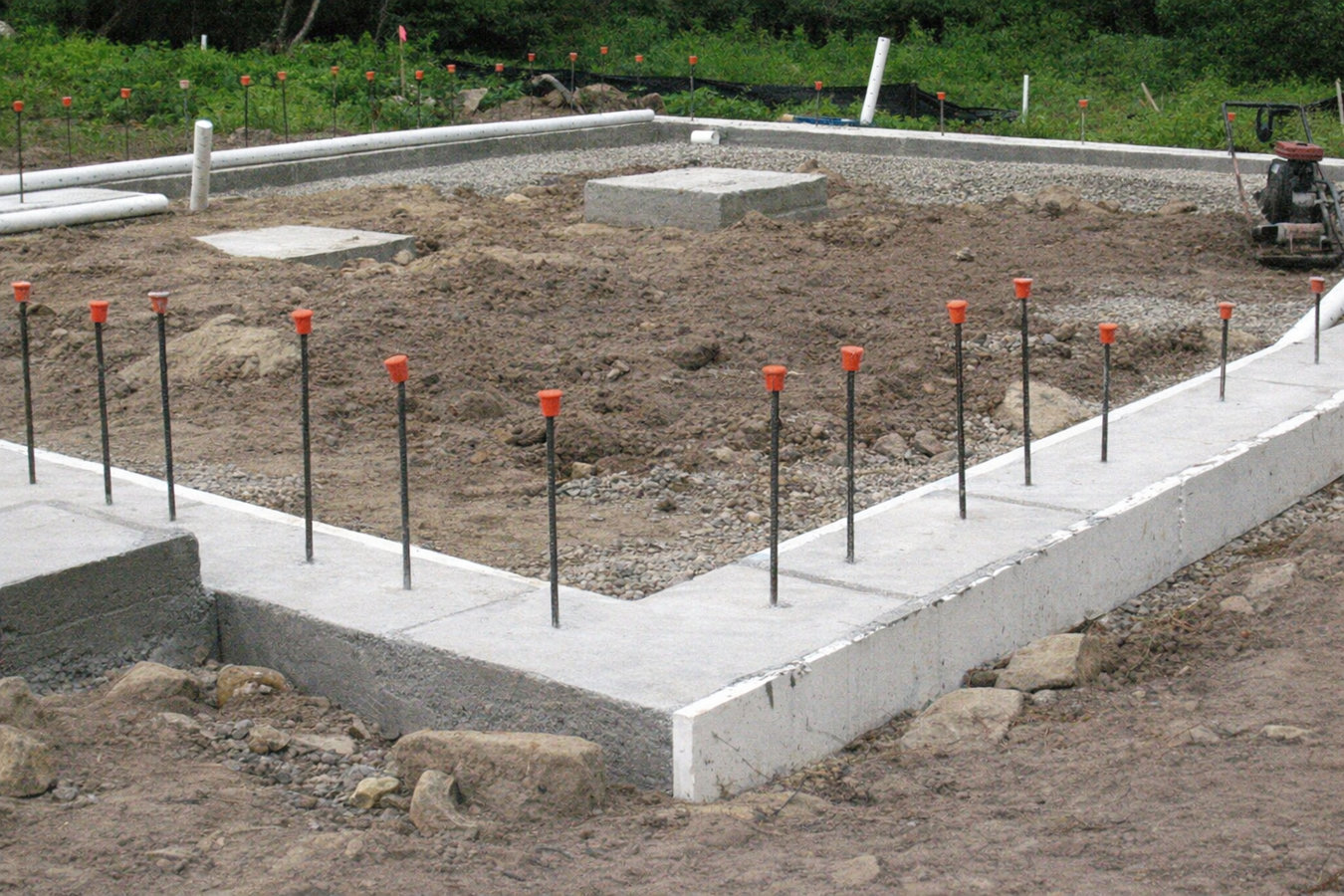 Concrete footings in Wichita Falls, TX