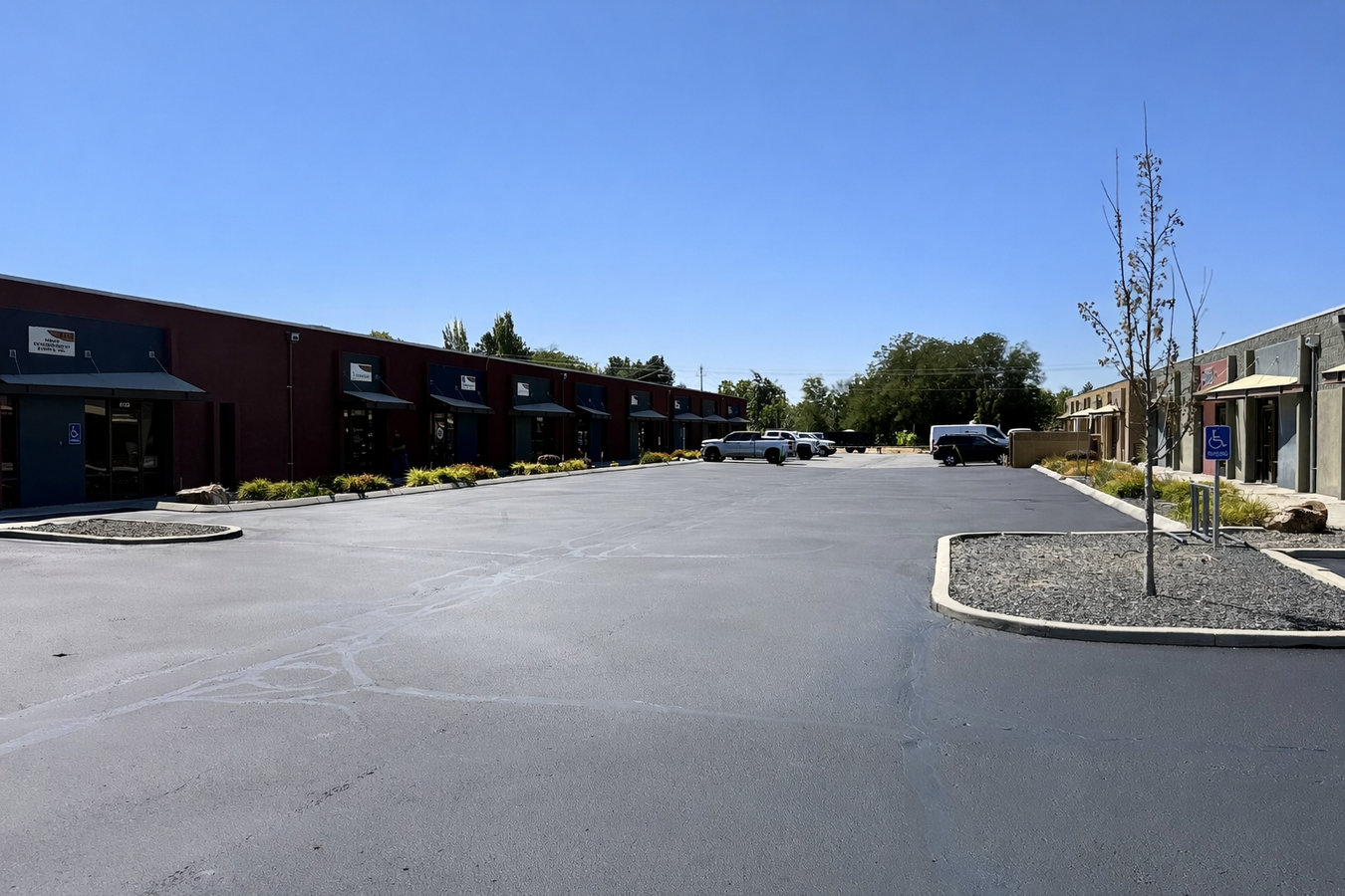 Concrete parking lot building in Wichita Falls, TX